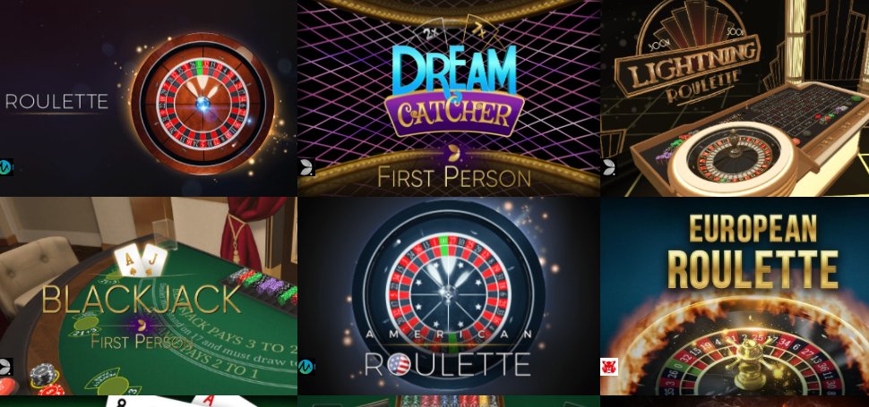 check a rich collection of table games at casino cruise