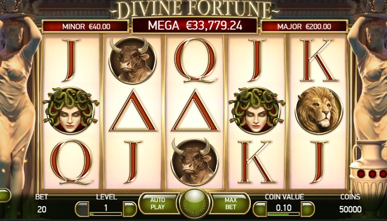 divine fortune slot gameplay