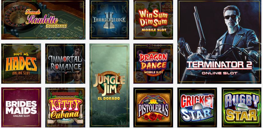 a list of video slots at luxury casino