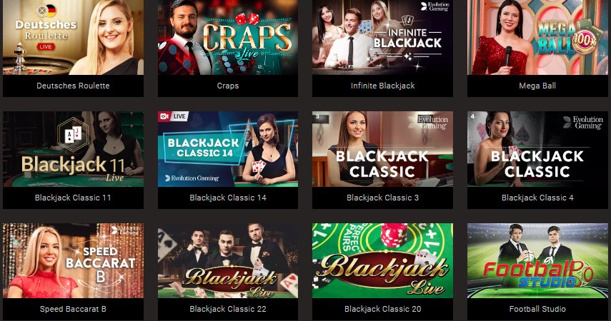 set of live casino on bitstarz site