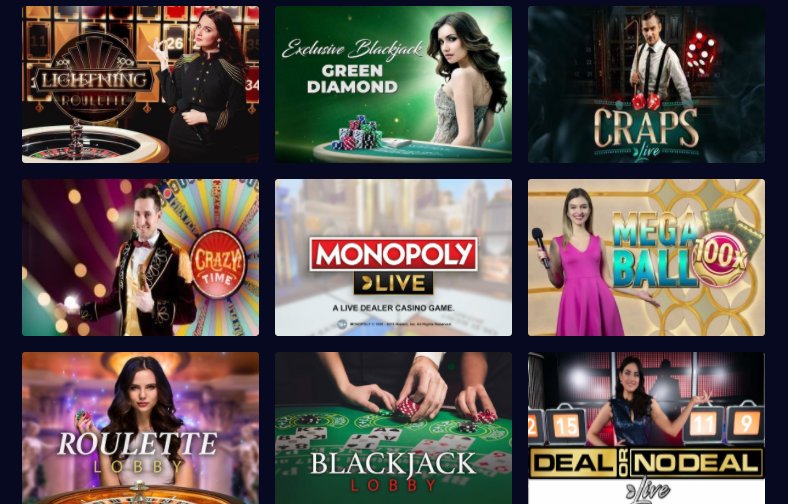 live casino games available at genesis