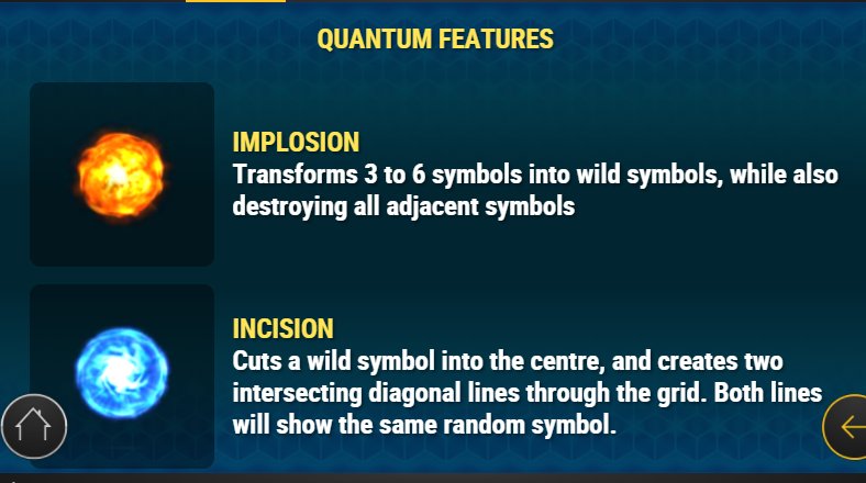 quantum features in reactoonz slot