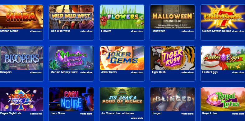 all british casino provides video slots