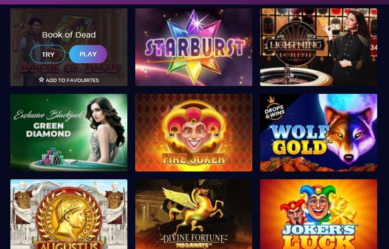 video slots that are available on genesis casino