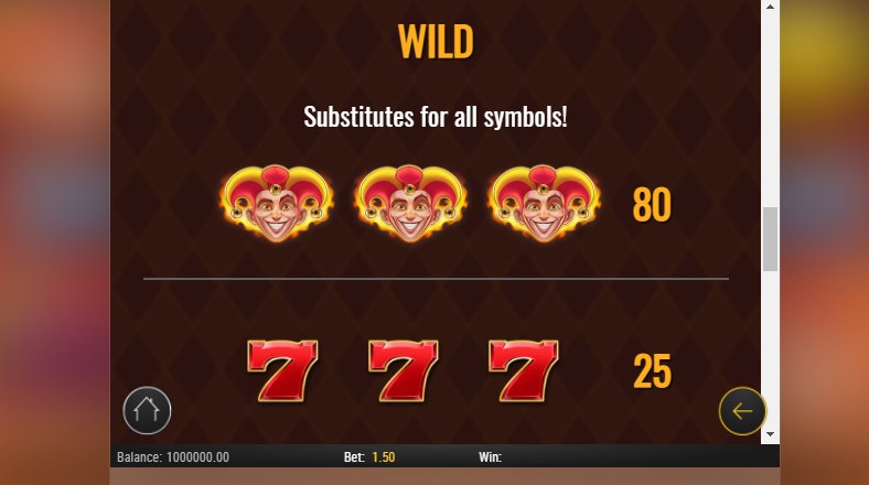 wild symbol of fire joker slot machine