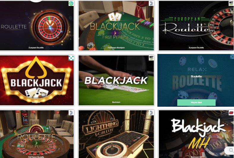 table games online to play at sloty