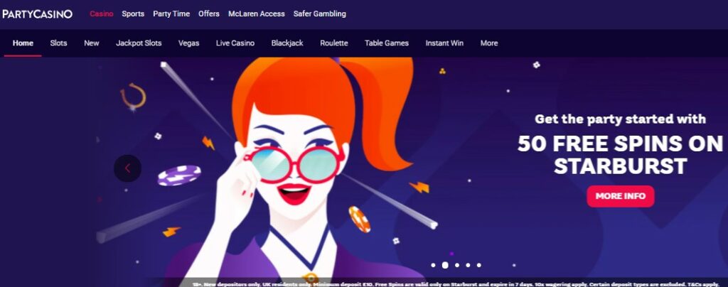 play partycasino quality games