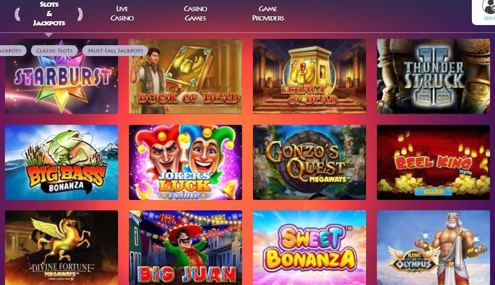 check out the catalogue of games developed by Elk Studios at Casino Gods