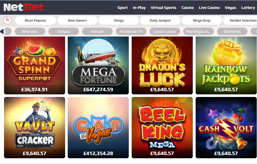 booming games collection at netbet